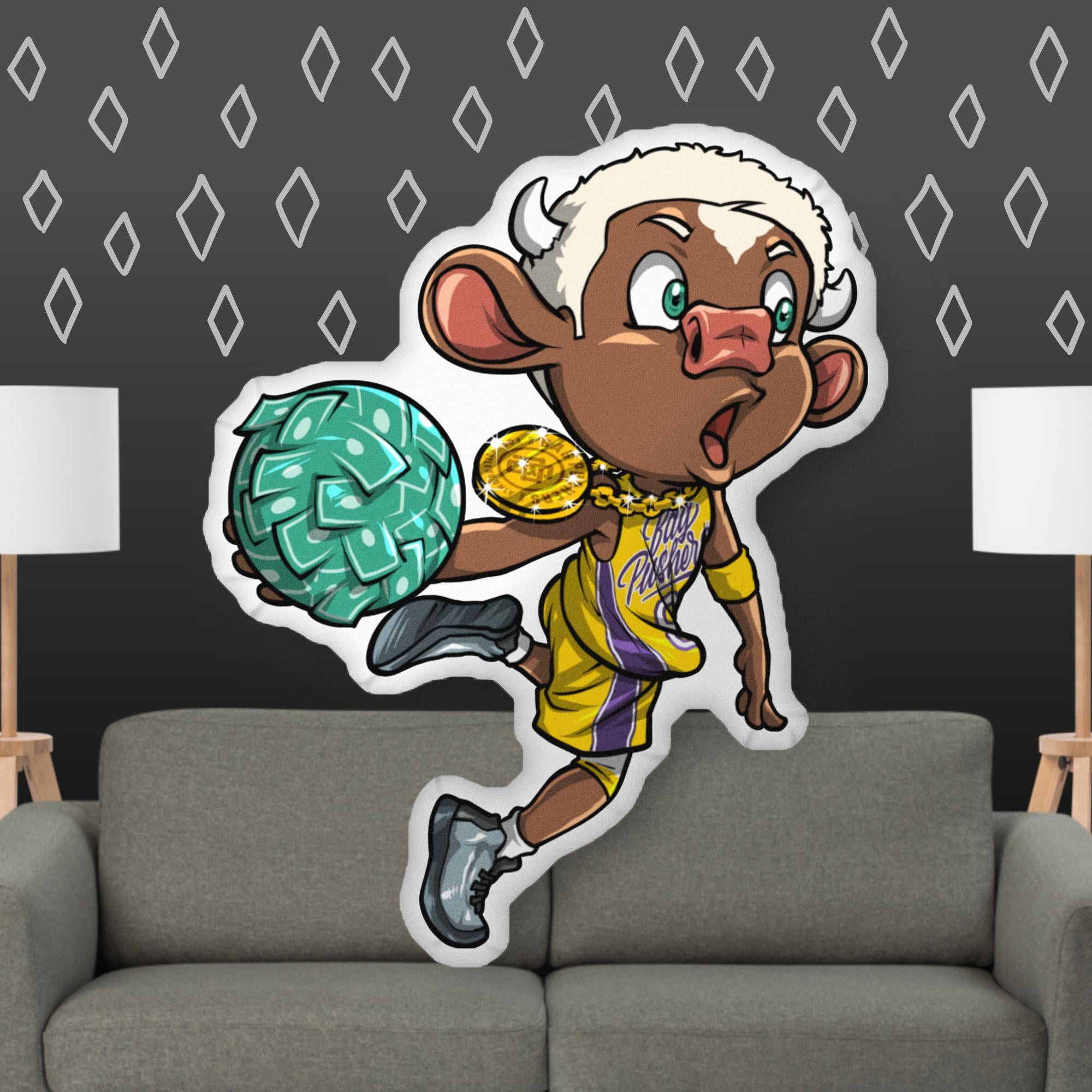 Bean Briinkz Custom-Shaped Pillow